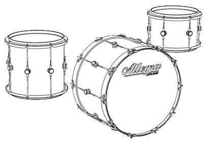 Allegra Drums Cascadian Marksman Kit