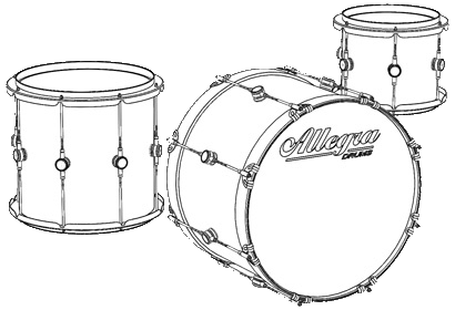 Allegra Drums Cascadian Night Owl Kit