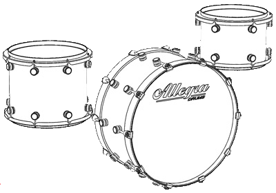 Allegra Drums Master Craft Big Baby Kit