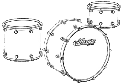 Allegra Drums Master Craft Classic Kit