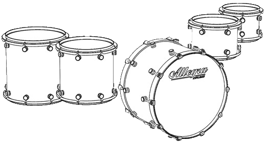 Allegra Drums Master Craft Expanded Kit