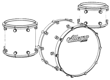 Allegra Drums Master Craft Marksman Kit