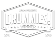 Drummies Winner, Custom Drum Builder 2011 and 2016