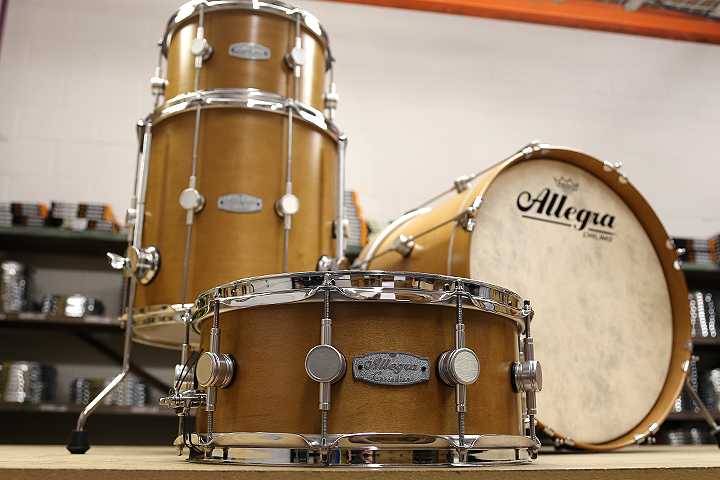 Allegra Drums Cascadian Kit in Vintage Maple