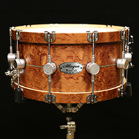 14 x 7 in Bubinga with Inlay and Wood Hoops