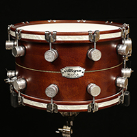 14 x 8 in Espresso with Inlay and Inlaid Hoops