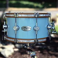 13 x 7 in Sonic Blue Gloss with Inlaid Hoops